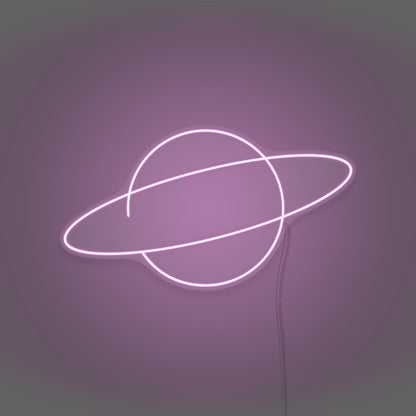 Saturn LED Neon Sign