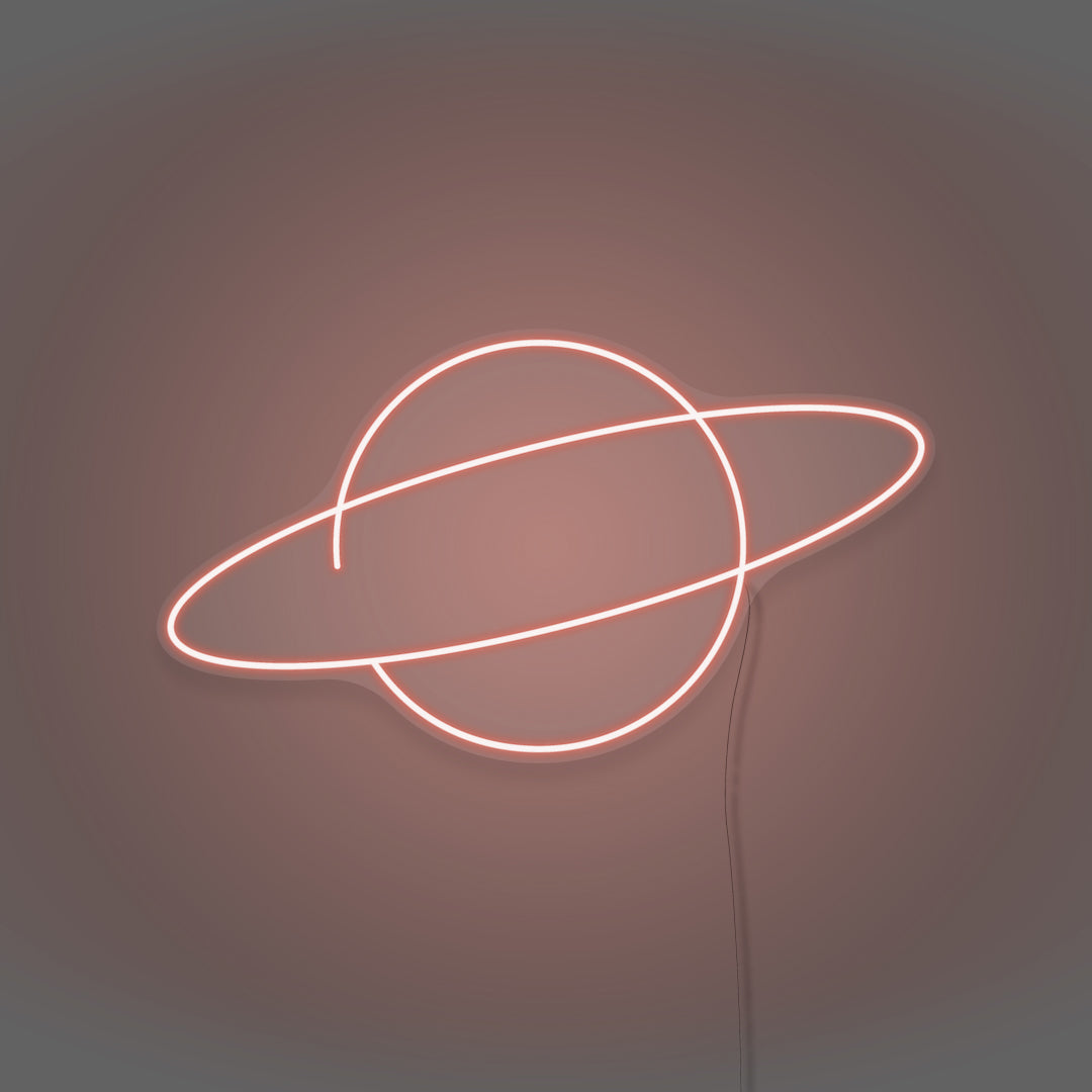 Saturn LED Neon Sign