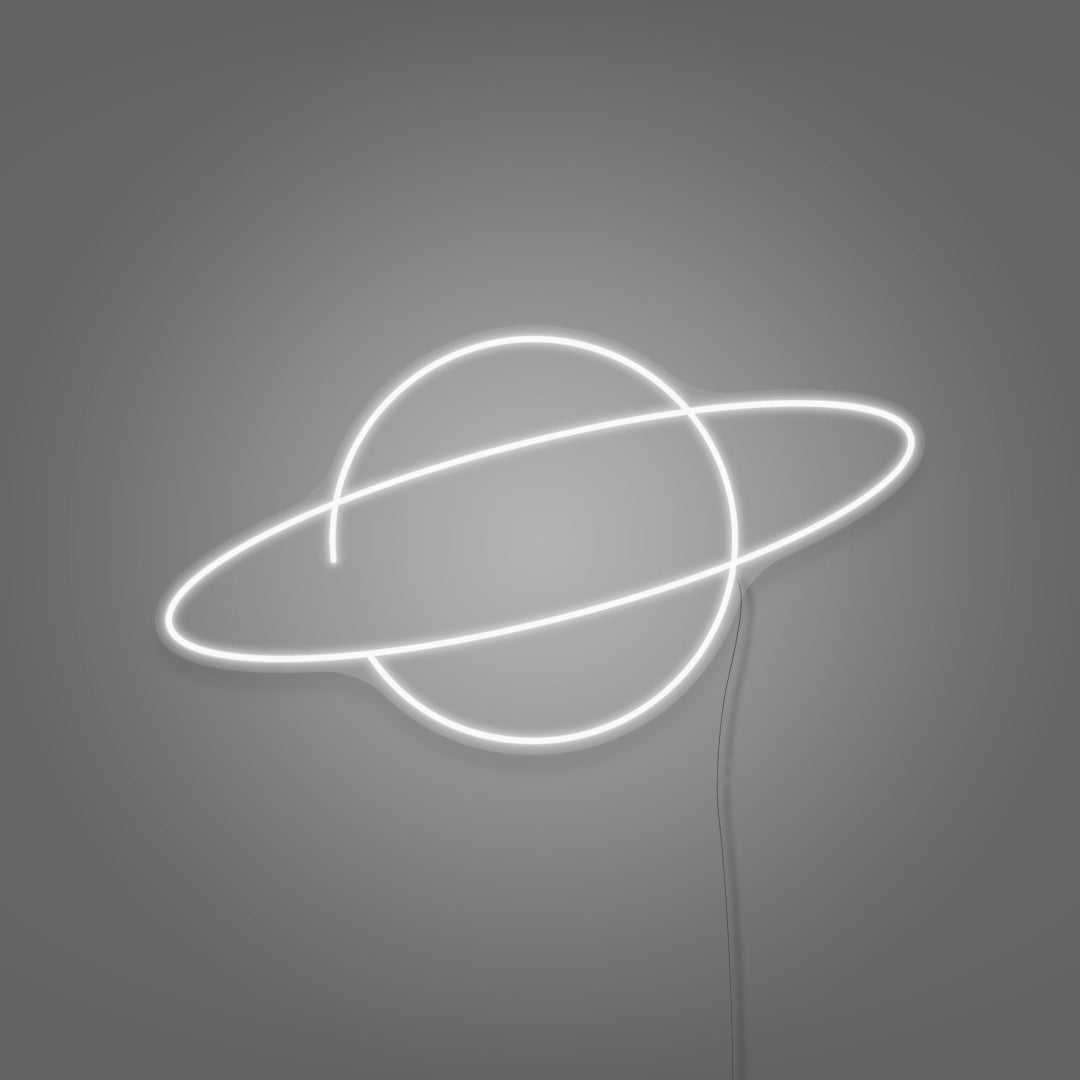 Saturn LED Neon Sign