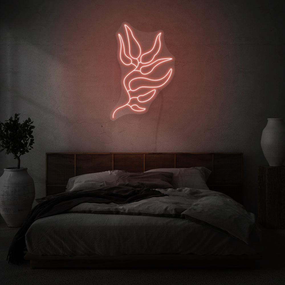 Branch With Peppers LED Neon Sign