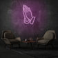 Hands In Pray LED Neon Sign