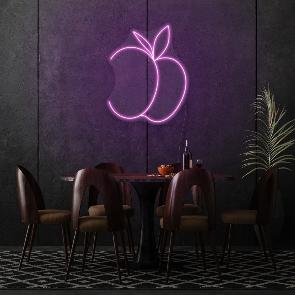 Peach LED Neon Sign
