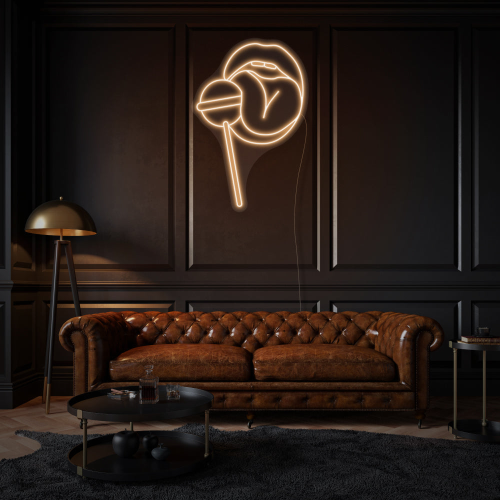 Woman Lips LED Neon Sign