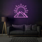 Sun Behind Mountain LED Neon Sign