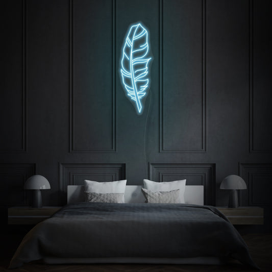 Feather LED Neon Sign