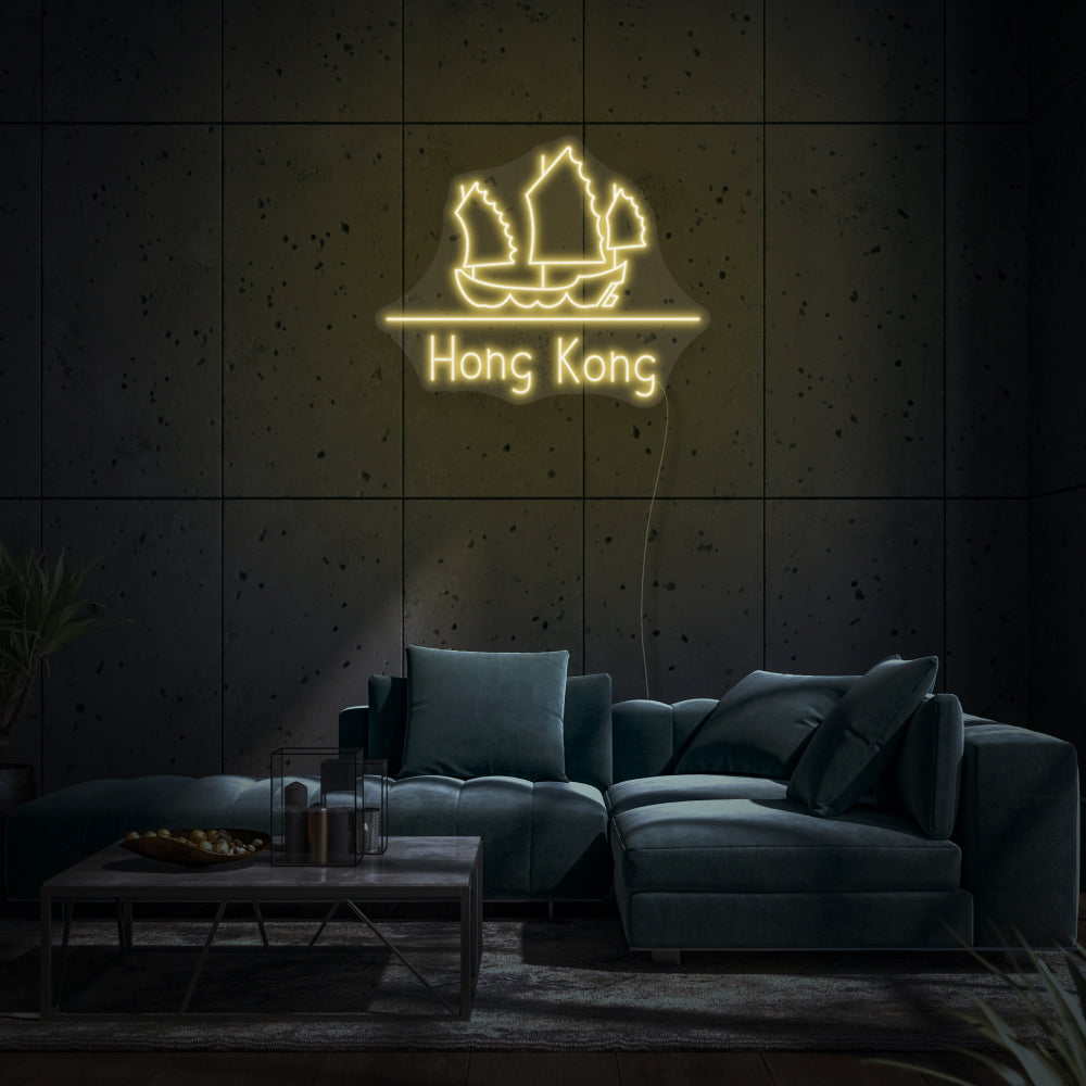 Hong Kong Turtle-Ship LED Neon Sign