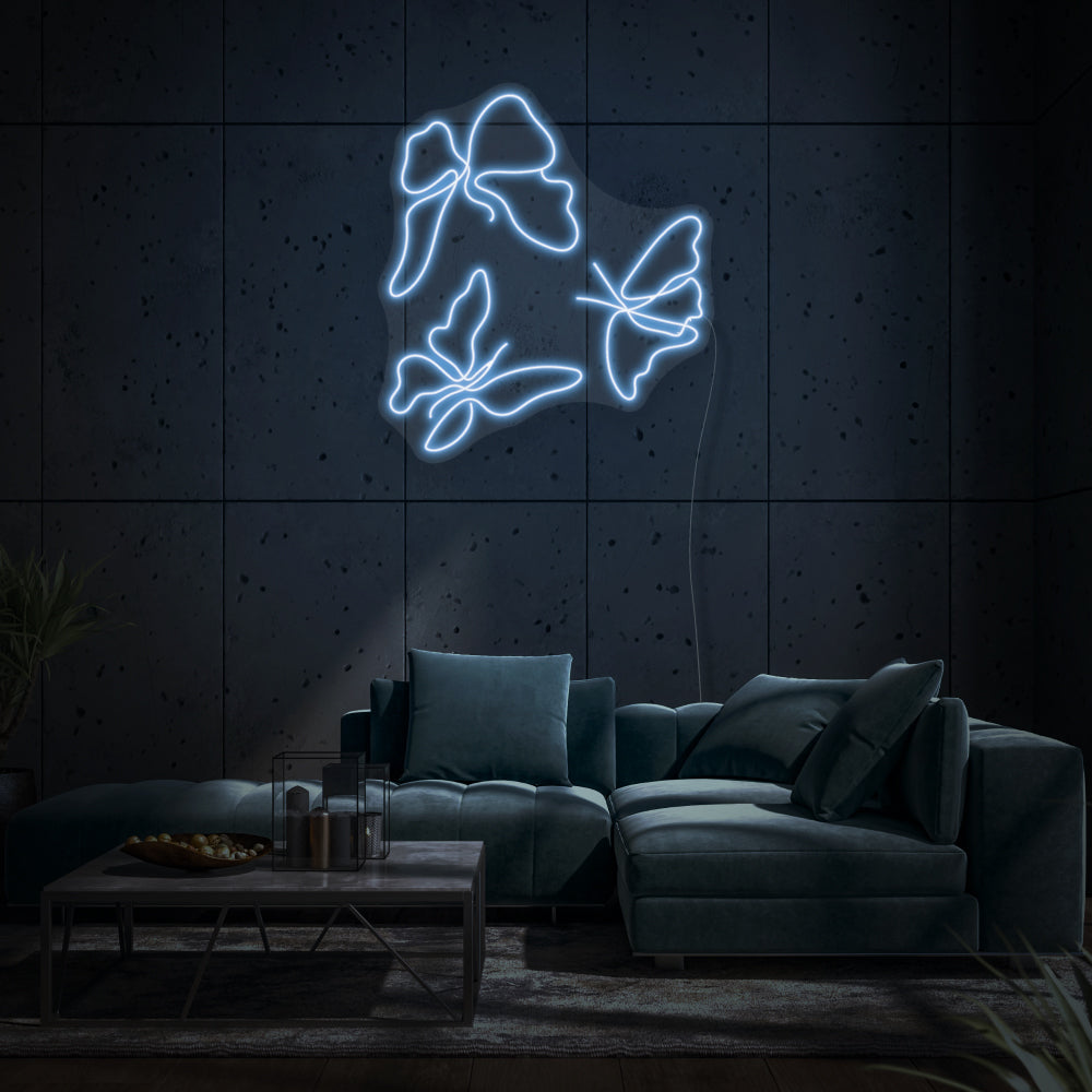 Flying Butterflies LED Neon Sign