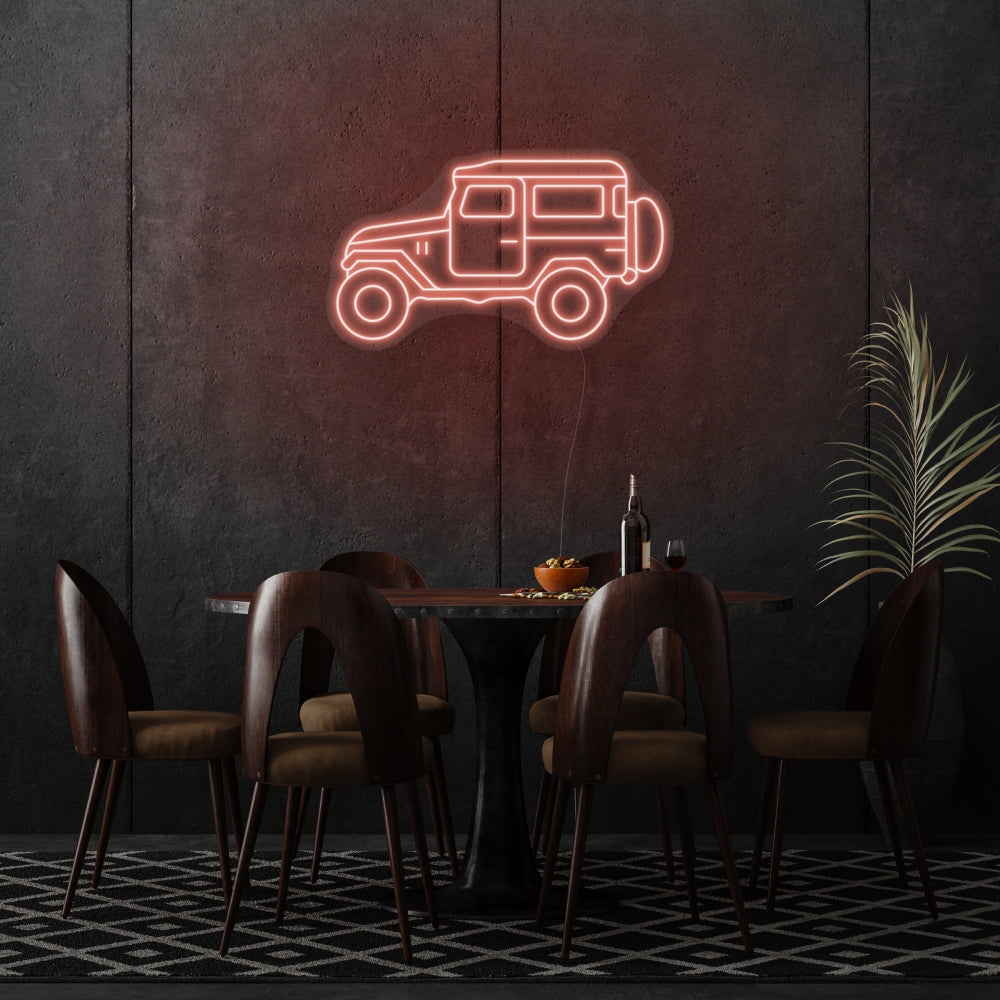 Jeep LED Neon Sign