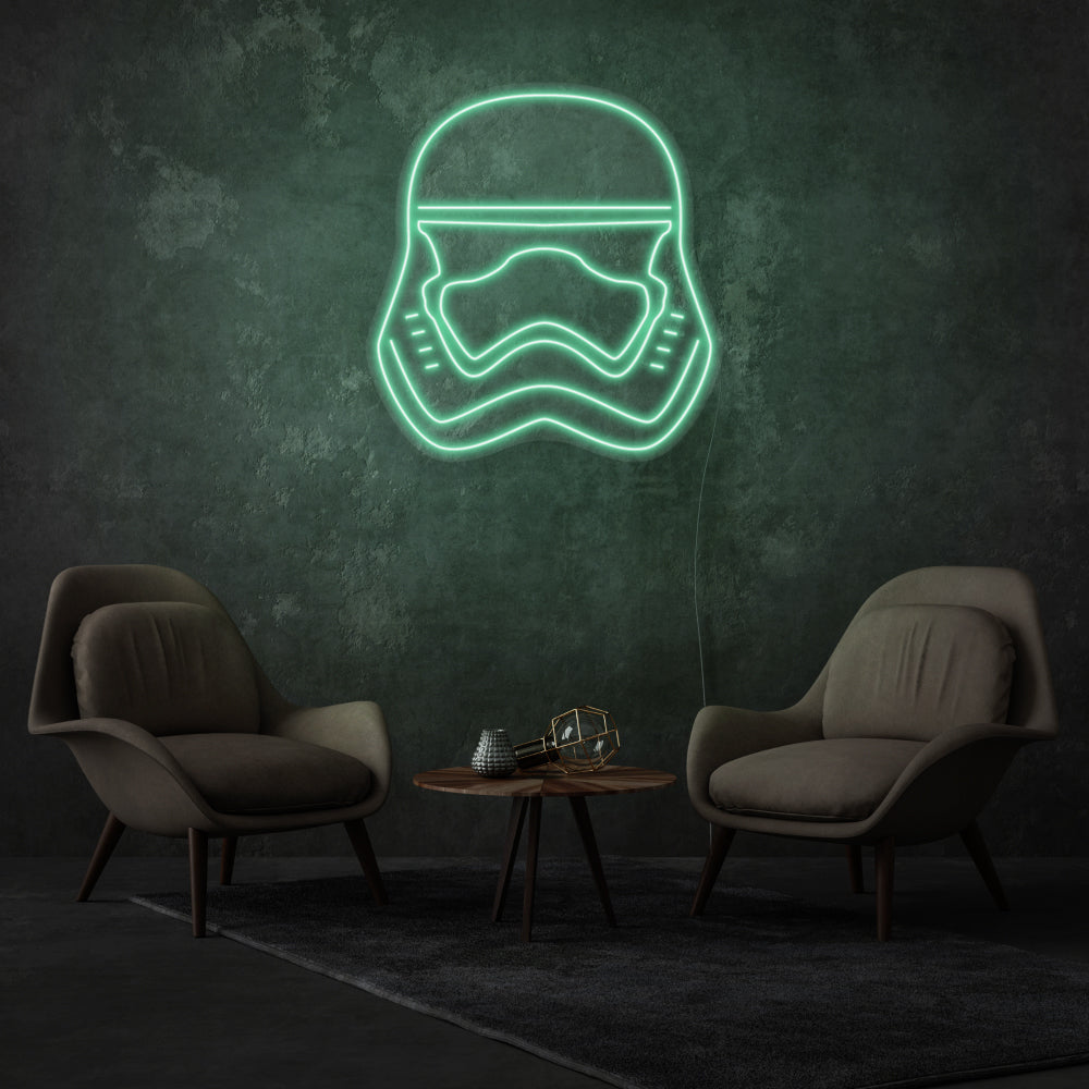 Stormtrooper's Head LED Neon Sign