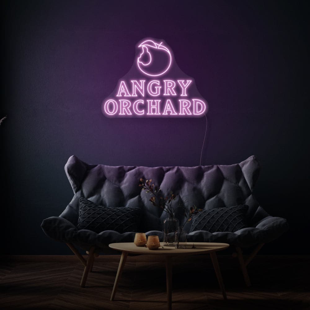 Angry Orchard Logo LED Neon Light