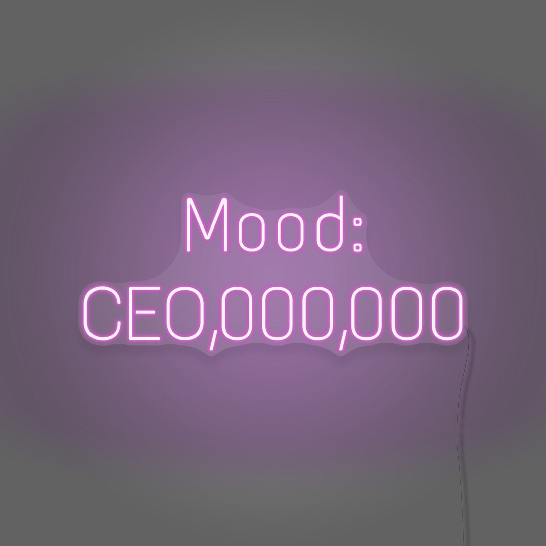 Mood: CEO,000,000 LED Neon Sign