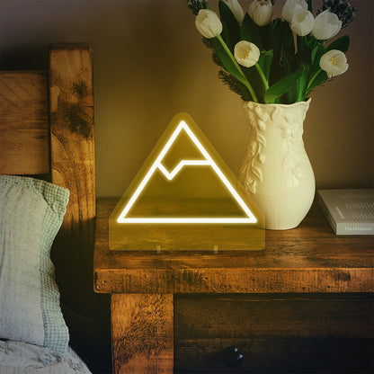 Minimalist Mountain Mini Neon LED Sign