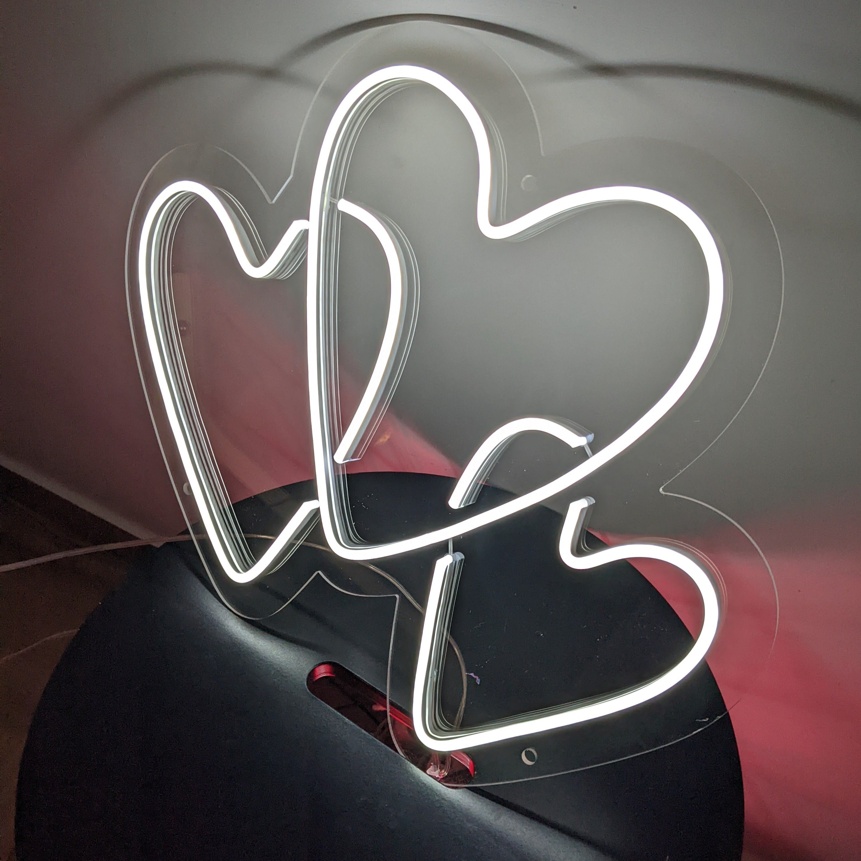 Three Hearts Custom Neon LED Light