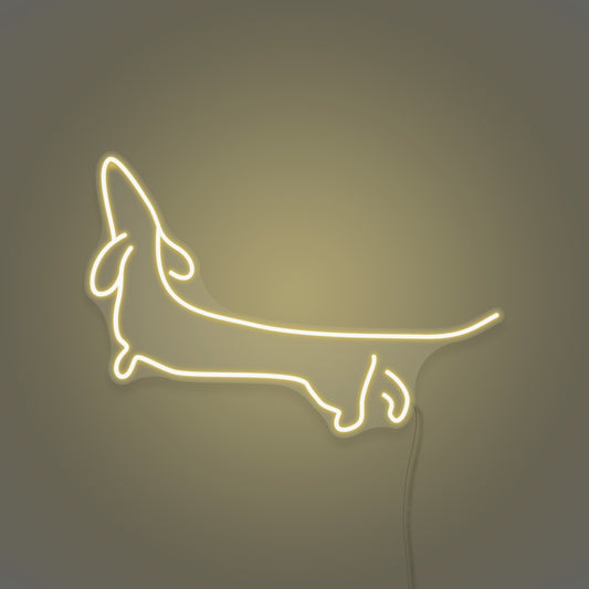 Dachshund Dog LED Neon Sign