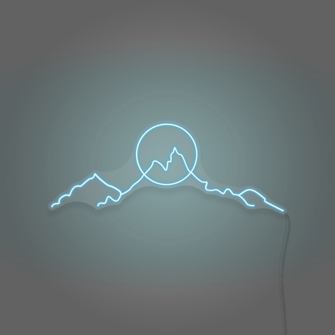 Mountain LED Neon Sign