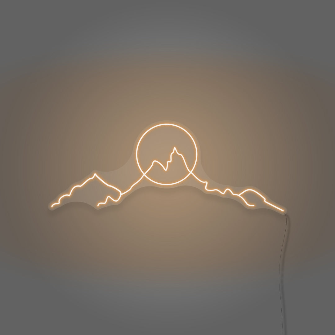 Mountain LED Neon Sign