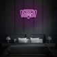 !Now Open! LED Neon Writing In Comic Cloud