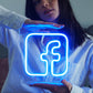 Facebook Sign Mini Neon LED Sign