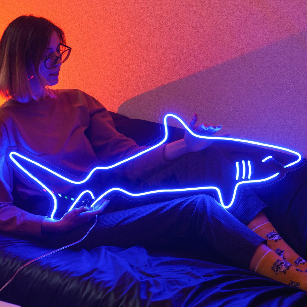 Led Design Shark Shark LED Neon Sign