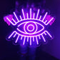 All-seeing Eye Neon Aesthetic Light
