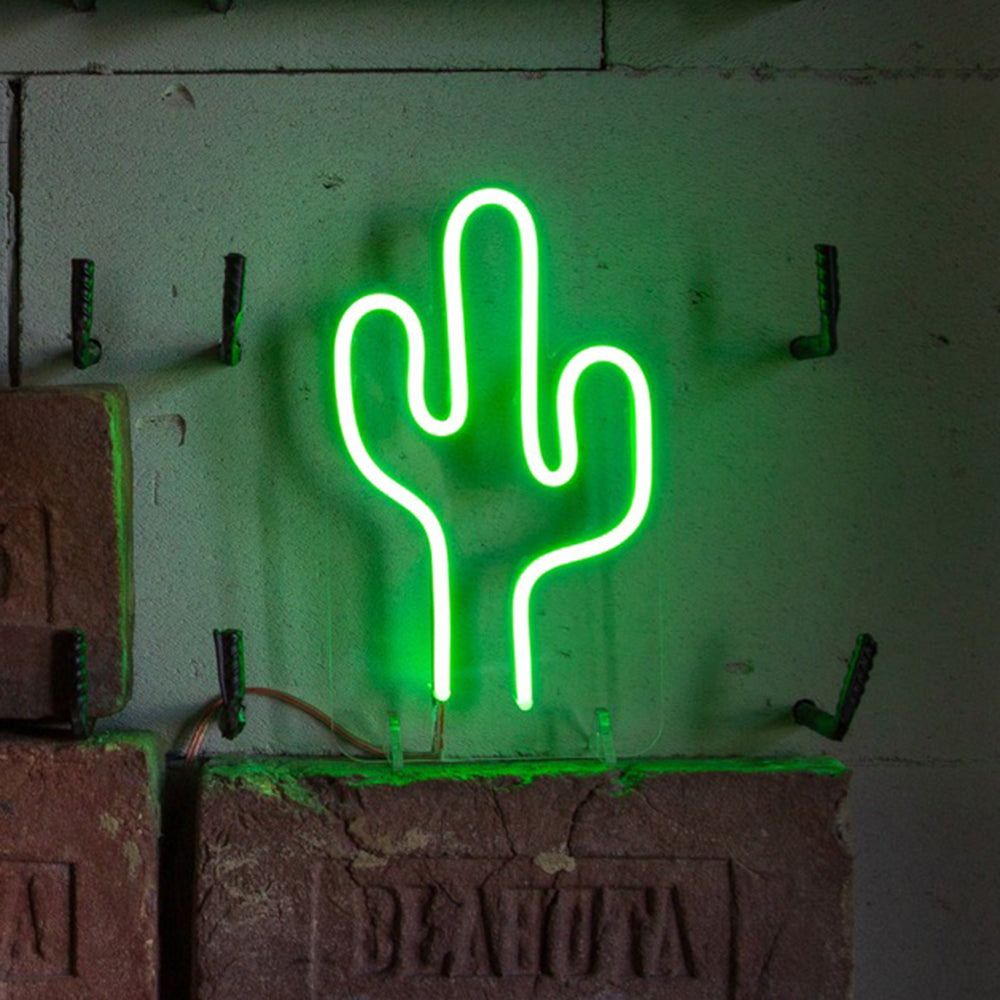 Cactus Mini Neon LED Sign