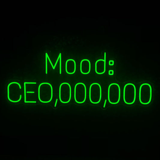 Mood: CEO,000,000 LED Neon Sign