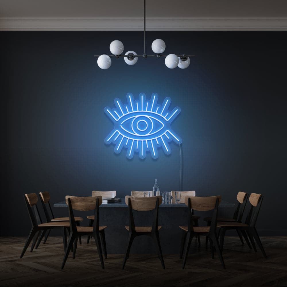 All-seeing Eye Neon Aesthetic Light