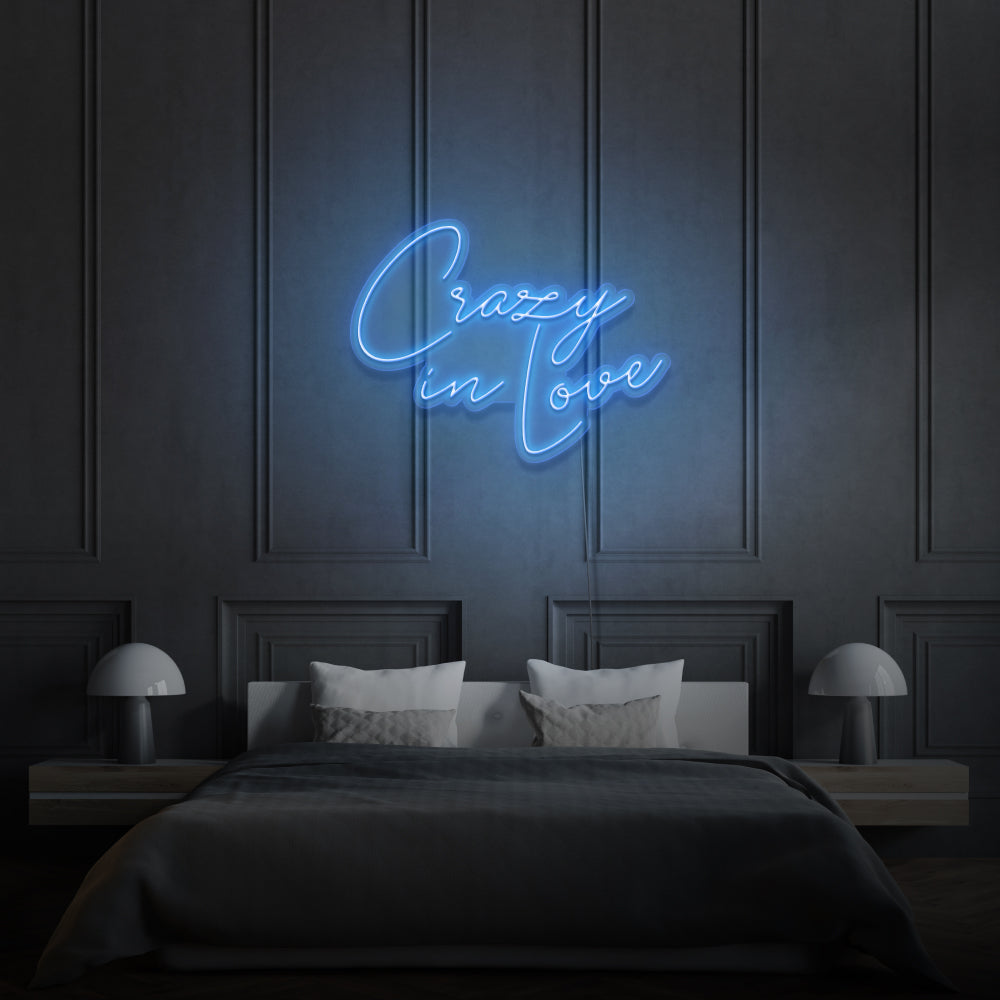 Crazy In Love Neon Sign Writing
