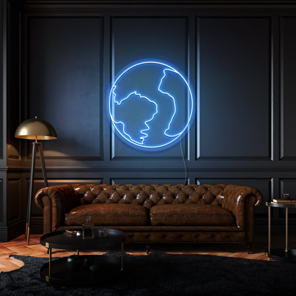 The Earth LED Neon Sign