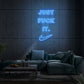 Just Fuck It with Check Mark Customized Neon Sign