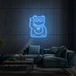 Waving Cat LED Neon Sign