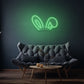 Bunny Ears Neon Light