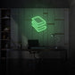 Books Room Neon Light