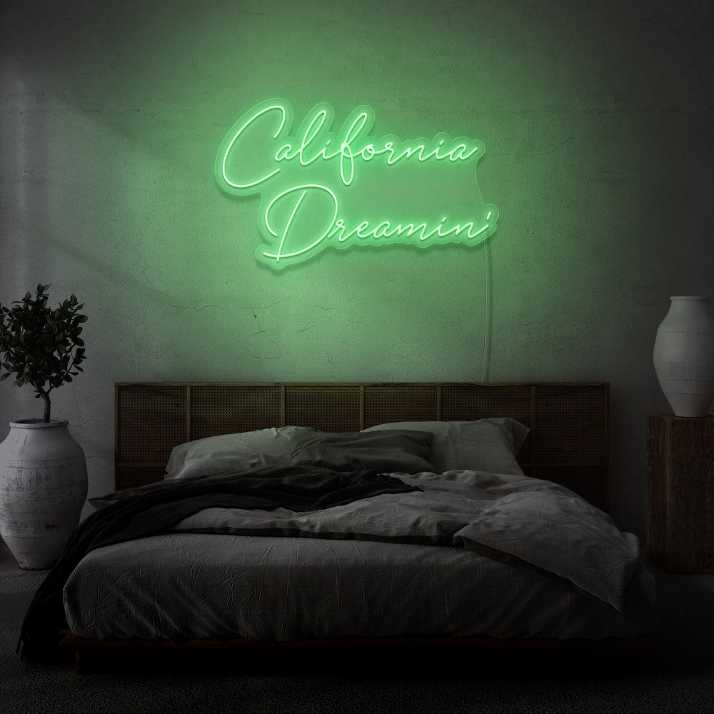 California Dreaming Neon Sign Art by Nuwave Neon