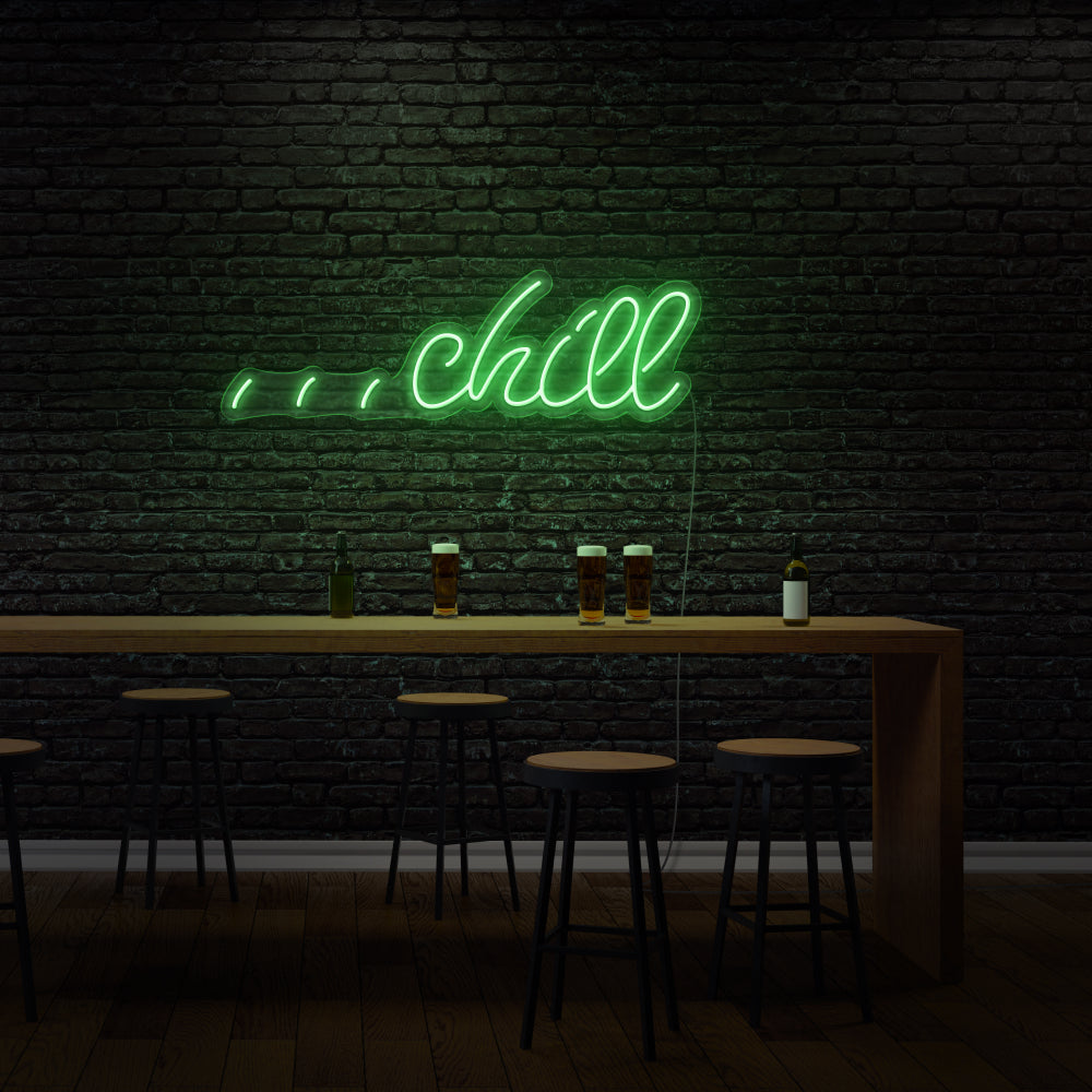 Chill Customized LED Neon Sign – ⚡ Neon Signature™