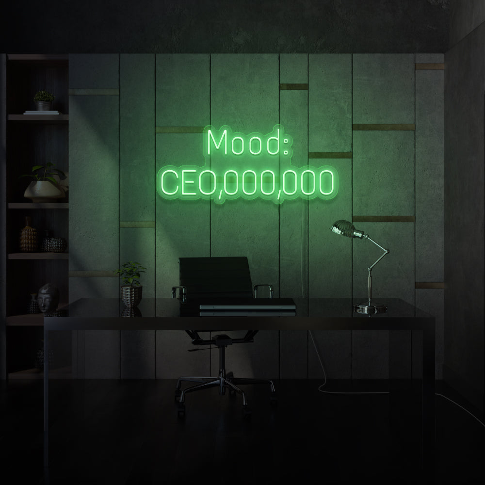 Mood: CEO,000,000 LED Neon Sign