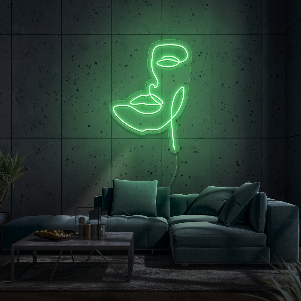 Face LED Neon Sign