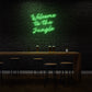 Welcome To The Jungle LED Neon Sign