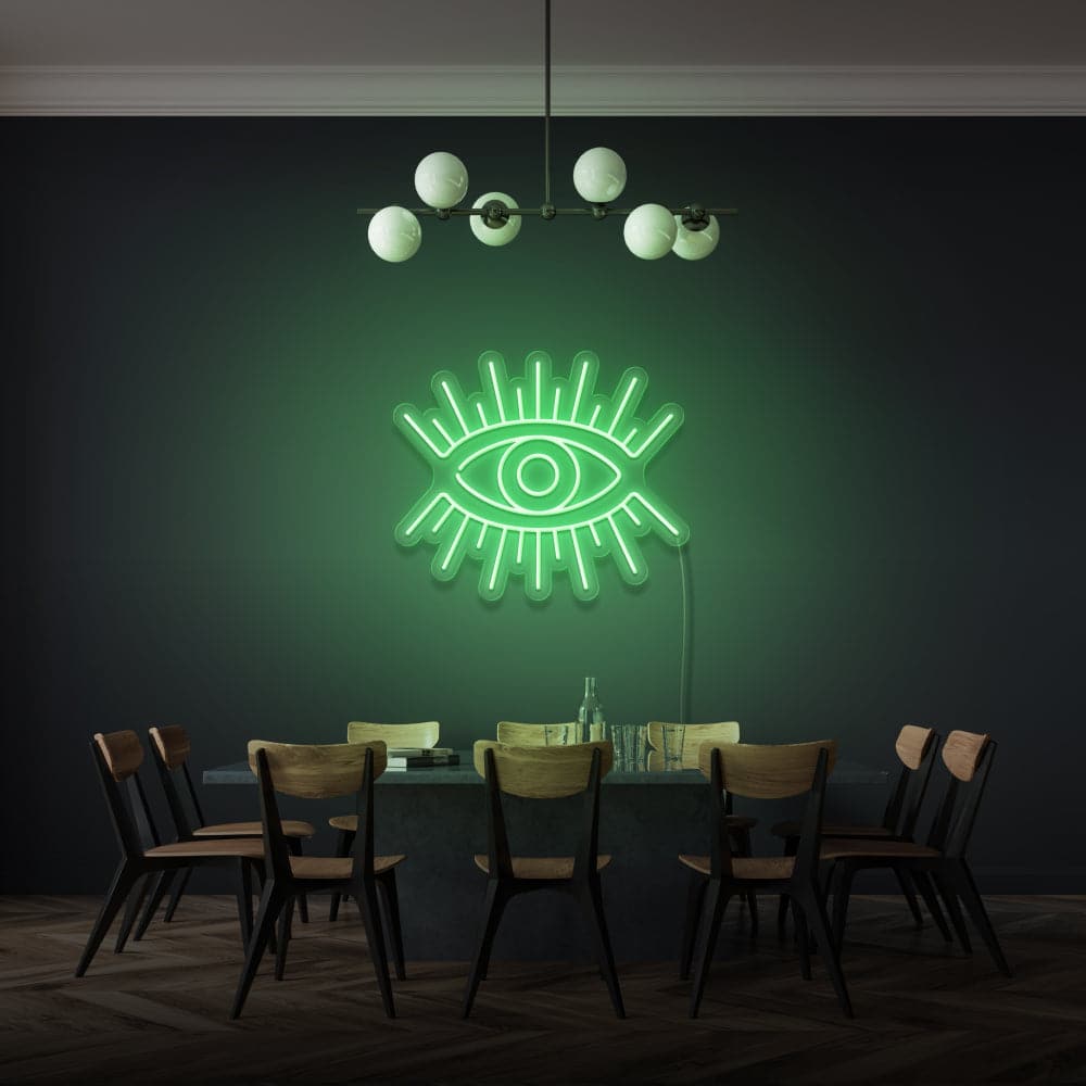 All-seeing Eye Neon Aesthetic Light
