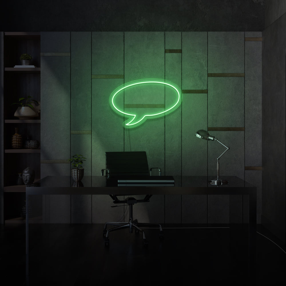 Neon Speech Bubble LED Lighting