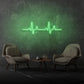Neon Heartbeat Aesthetic Light