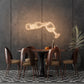Wine Poured To Glass Neon Light