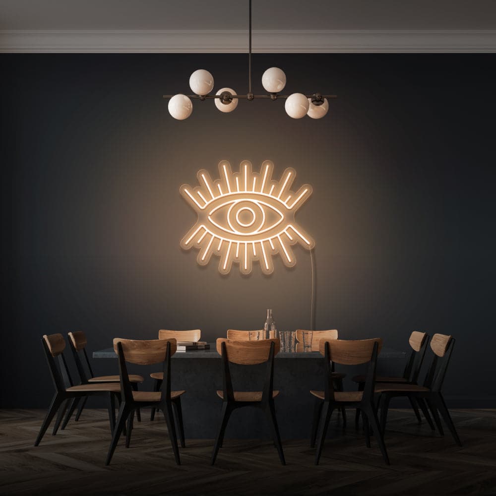 All-seeing Eye Neon Aesthetic Light