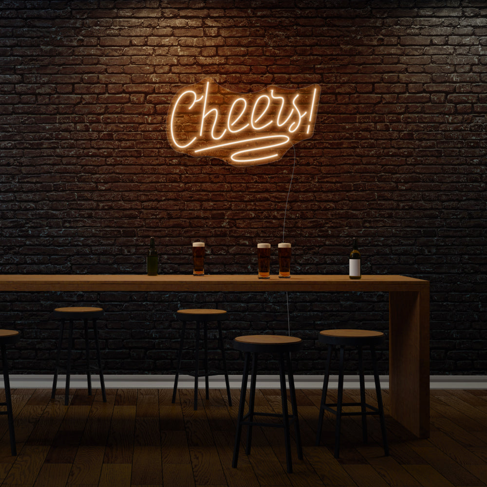 Cheers! LED Neon Writing