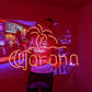 Corona Beer With Palm Tree LED Neon Sign