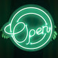 Round Open LED Neon Sign
