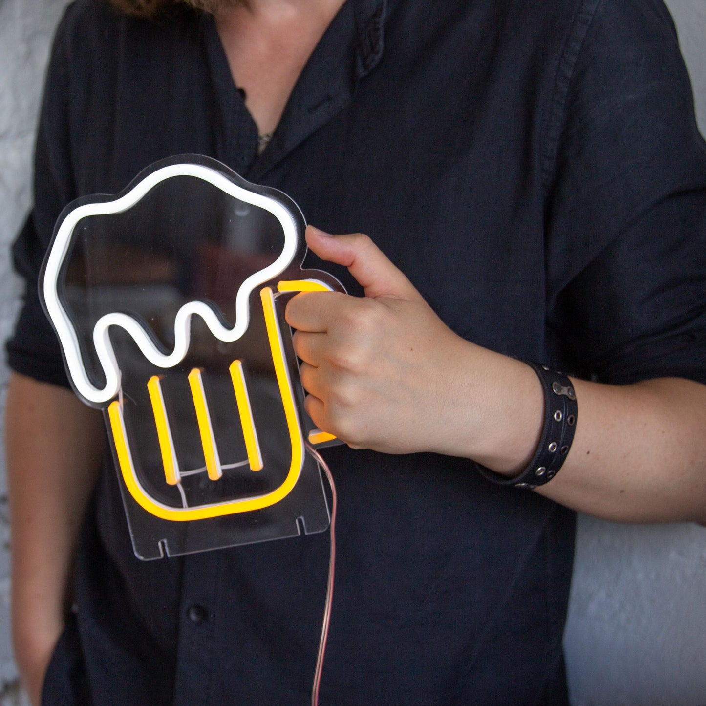 Pint of Beer Mini Neon LED Sign