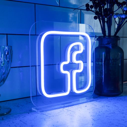 Facebook Sign Mini Neon LED Sign