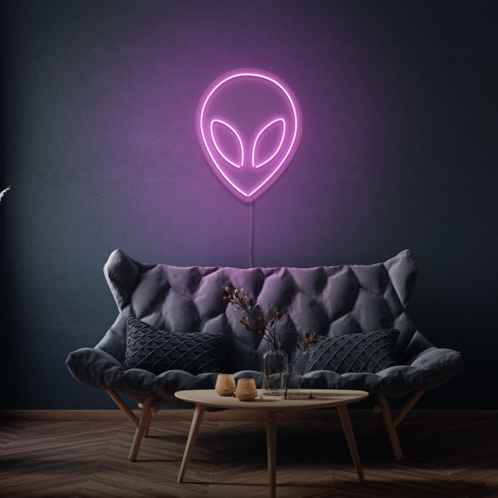 Alien Head LED Neon Sign