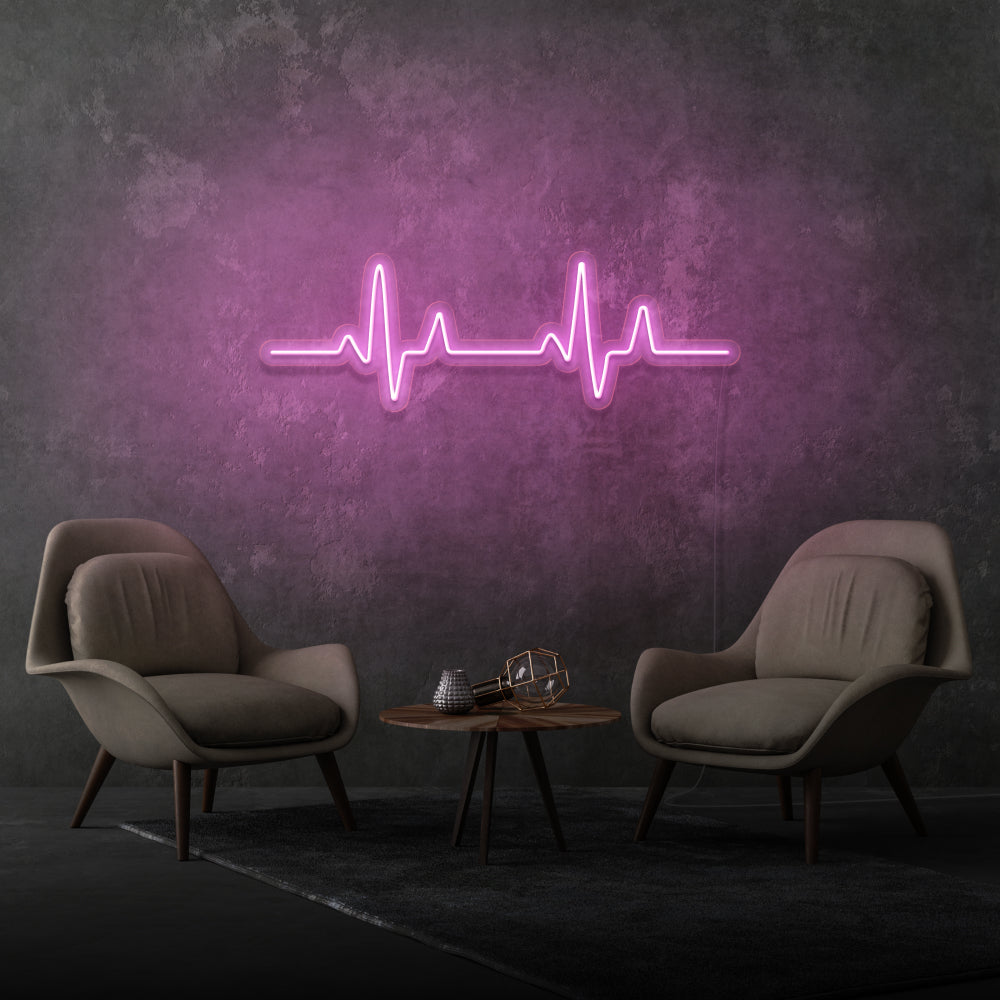 Heart Beat Neon Sign